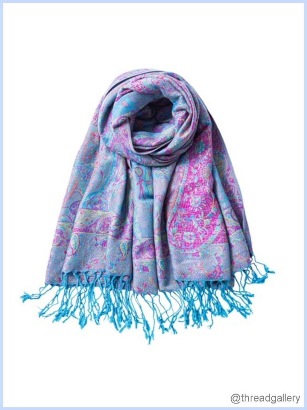 Reversible Pashmina Feel Rave Scarf Viscose Acrylic Wrap